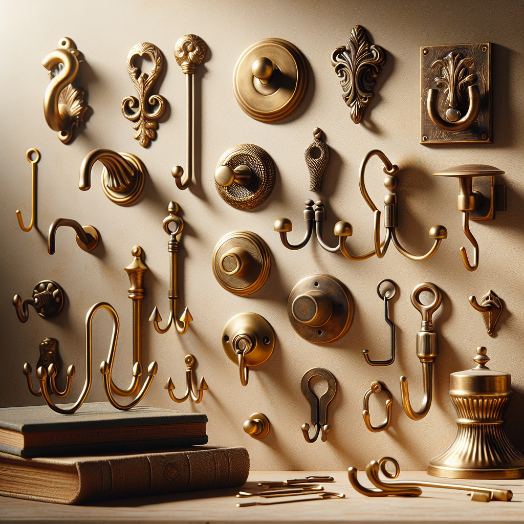 Add Character to Every Room with Beautiful Brass Hooks